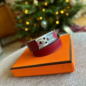 HERMES Drag Double tour bracelet